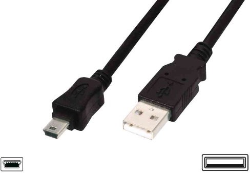 DIGITUS Digitus USB A - Mini USB B M/M 1.8 m kabel USB DK-300108-018-S
