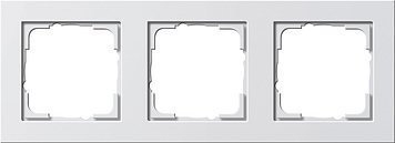 Gira E2 BIAŁY POŁYSK Ramka X3 [021329]