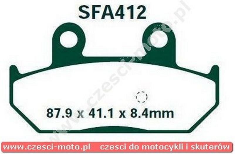 EBC Klocki hamulcowe SFA412HH