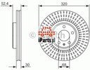 BOSCH Tarcza hamulcowa 0 986 479 753