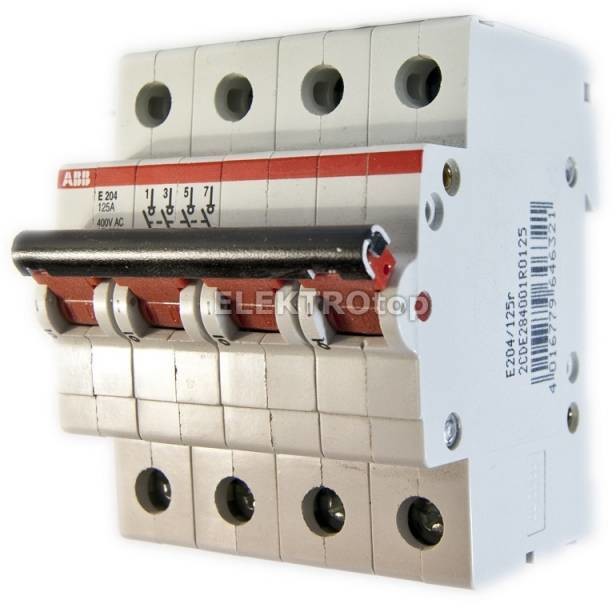 ABB Rozłącznik izolacyjny E204/125A rd 2CDE284001R0125