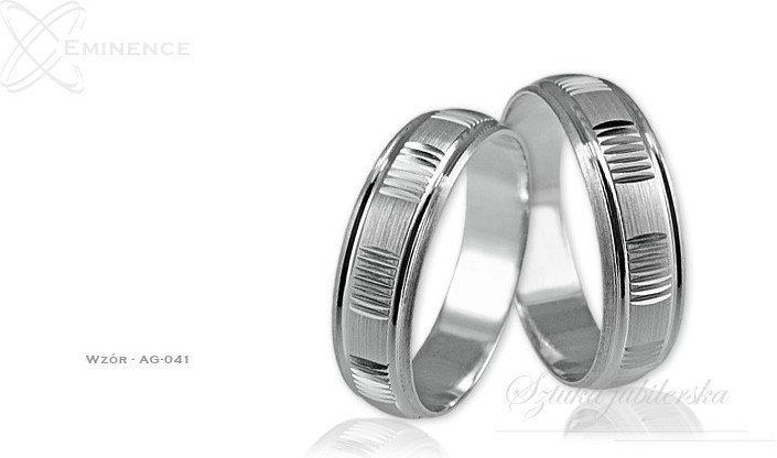 Eminence Obrączki srebrne - wzór Ag-041