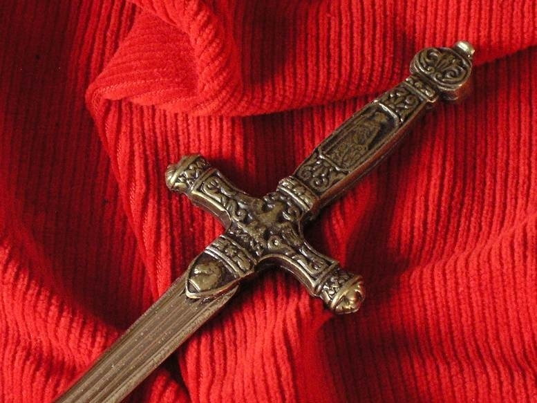 WŁOCHY PARADNY MIECZ NAPOLEOŃSKI - NOŻYK DO LISTÓW