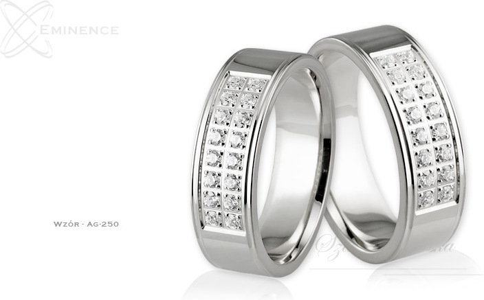 Eminence Obrączki srebrne - wzór Ag-250