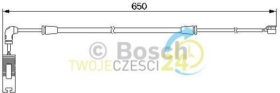 BOSCH Styk ostrzegwaczy, zużycie okładzin hamulcowych 1 987 474 960