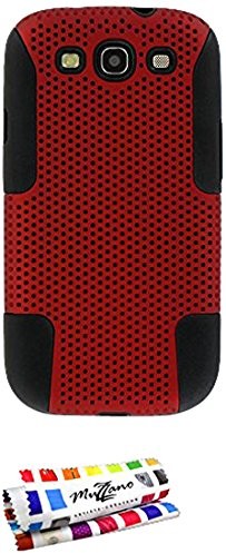Samsung Muzzano Original véritable Kreuz Schutzhülle für i9300 - schwarz/rot