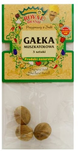 Royal Brand Gałka muszkatołowa 3 szt