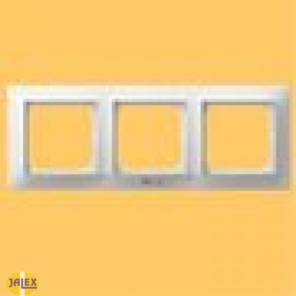 Ospel Impresja Modul Metalik Ramka Potrójna do łączników IP-44 RH-3Y/23