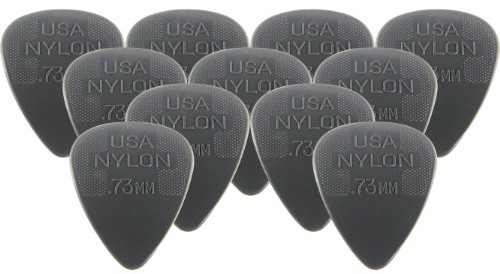 Jim Dunlop Dunlop 44p73 Nylon Standard plektren, 0,73 MM, szary, 12 sztuki 44P.73