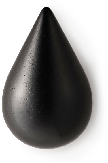Normann Copenhagen Wieszak Dropit 2 szt. duży czarny