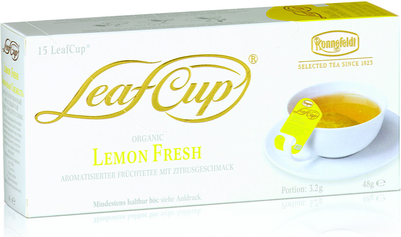Ronnefeldt Herbata LeafCup Lemon Fresh BIO 15 szt.