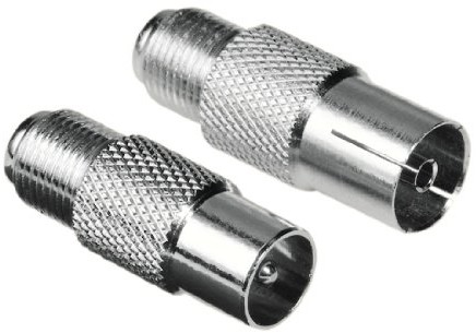 Hama adapter SAT, złącze F, wtyk koncentryczny 00116019