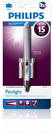 Philips Penlight LED, silver, 2 x AAA PA incl. - MINI PenLight LED - Bezpłatny zwrot do 30 dni, największy wybór produktów. PH-SFL2150/10