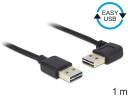 Delock Kabel USB A - A 1.00m 90 Easy USB 83464