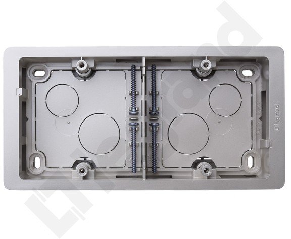 Legrand Celiane Puszka natynkowa podwójny tytan 080245