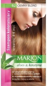 Marion Szampon Koloryzujący Aloes & Keratyna 62 ciemny blond