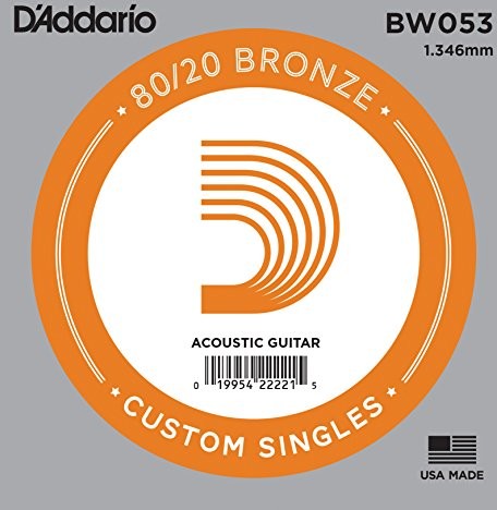 D'Addario z brązu Wound ball End Single Strings BW053