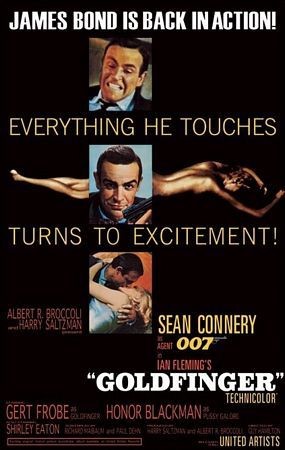 Pyramid Posters James Bond (Goldfinger - Excitement) - plakat PP31502