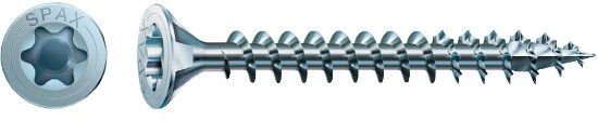 Spax Wkręty do konstr. drewnianych z główką stożkową Tx A2 3,5x40mm (pełny gwint