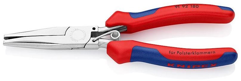 Knipex Szczypce zaciskowe do tapicerki 91 92 180