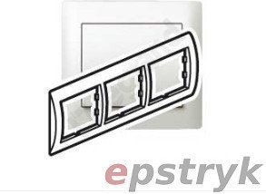 Legrand SISTENA LIFE Ramka PEARL potrójna pozioma 771503