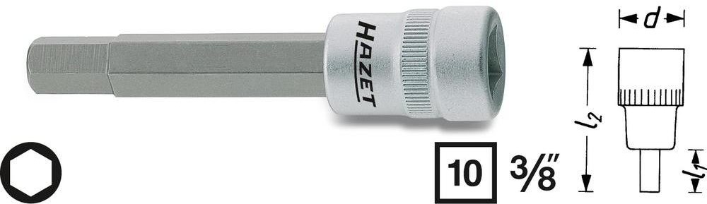 Hazet Gniazdo wkładki do bitów 3/8