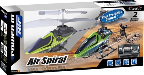 Dumel Helikopter ir silverlit air spiral szary