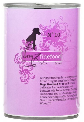 Dogz Finefood N.10 Jagnięcina Puszka 400g 12089