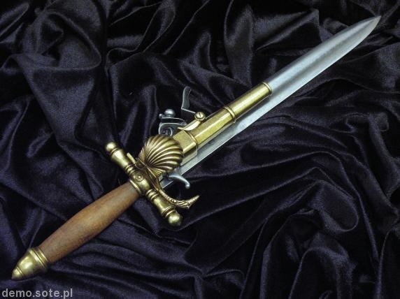 Denix Francuski Pistolet - Sztylet z  XVIII w.