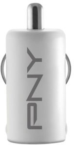 PNY Ładowarka samochodowa USB Biała P-P-DC-UF-W01-RB