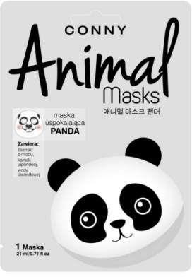 CONNY CONNY Animal Maska w płachcie Uspokajająca - Panda SKL-MAS-APA