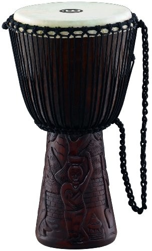 Meinl Percussion meinl Percussion proadj2-L Professional African Style Djembe, średnica 30,48 cm (12 cali), brązowy ze specjalną 