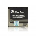 Blue Star Bateria Premium BP-6MT do Nokia E51 N81 N81 8GB N82 N86 1200mAh BP-6MT