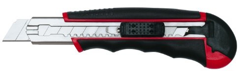 Wedo 78418 Cutter Auto load (18 mm, wraz z 6 ostrzami w magazynek) Czerwony/czarny 078418