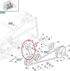 CNH NAPINACZ PASKA HEDERU 89831229 - 84454230 - 87380705