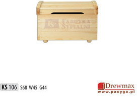 Drewmax Kufer sosnowy typ KS 106