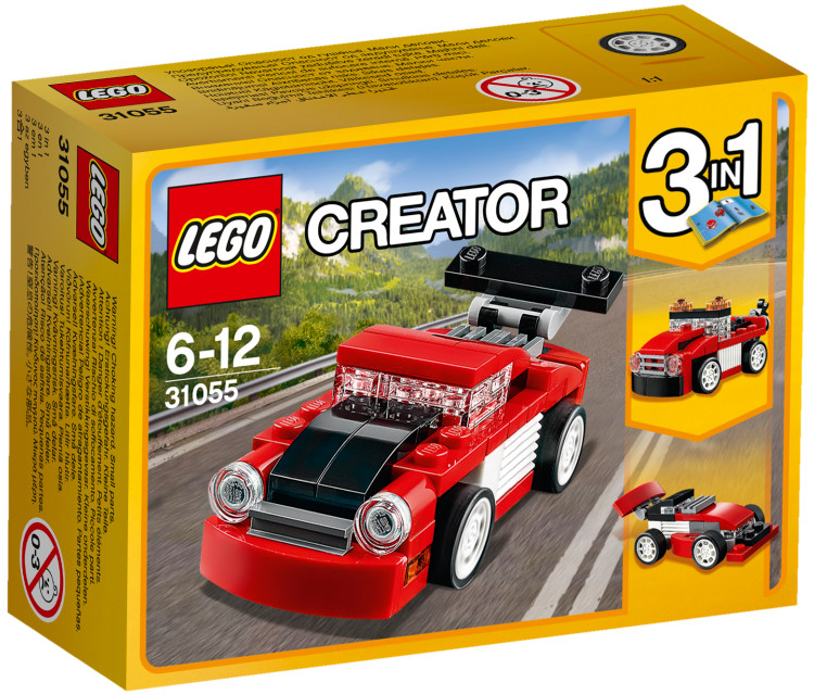 LEGO Czerwona wyścigówka 31055