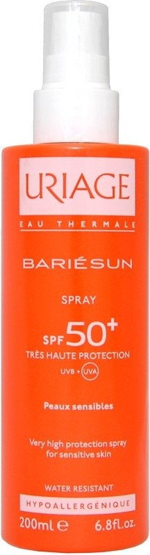 Uriage Bariesun spray do opalania bez substancji zapachowych SPF 50+ 200ml