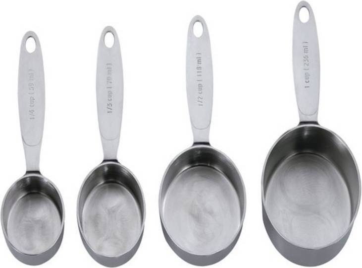 Cuisipro Miarki kubeczki 4 szt. stalowe CU-747141