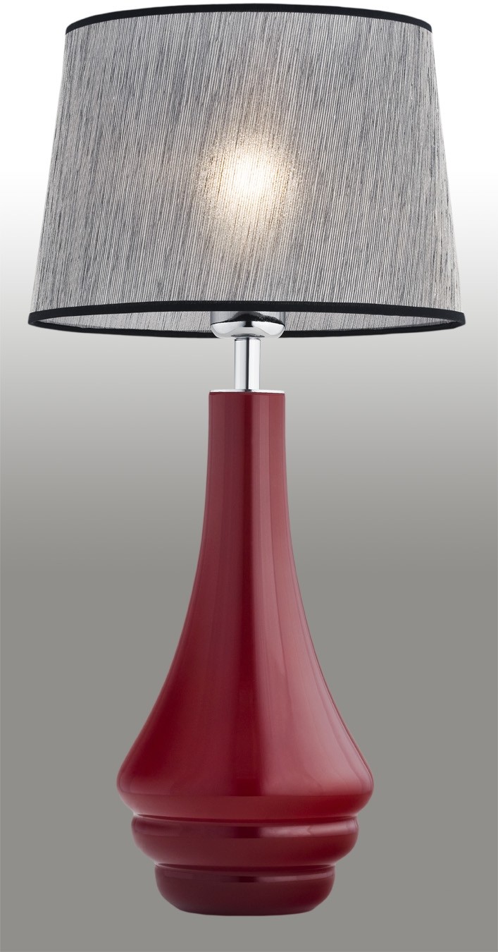 Argon Lampa nocna 1X60W E27 AMAZONKA Czerwony/Czarny 3028