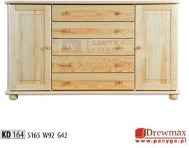 Drewmax Komoda sosnowa typ KD 164
