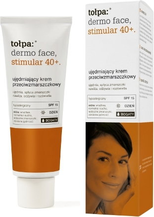 Tołpa Dermo Face Stimular 40+ ujędrniający Krem przeciwzmarszczkowy bogaty DZIEŃ SPF15 40ml