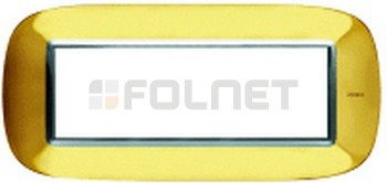 Bticino Ramka owalna metal 6 moduły - Btcino Axolute HB4806OR