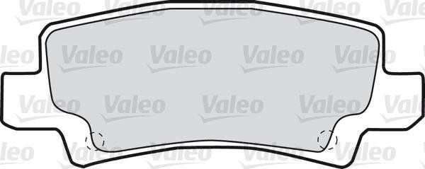 VALEO klocki hamulcowe 598680 598680