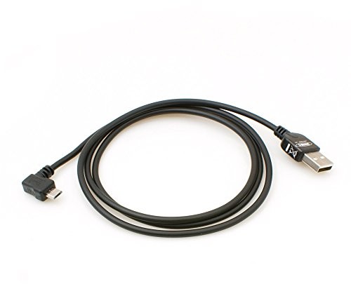 System-S Micro USB 2.0 kabel kątowy wtyk kątowy 90 stopni (lewa/Male) Adapter kabla do transmisji danych i ładowania wire 100 cm 50437821