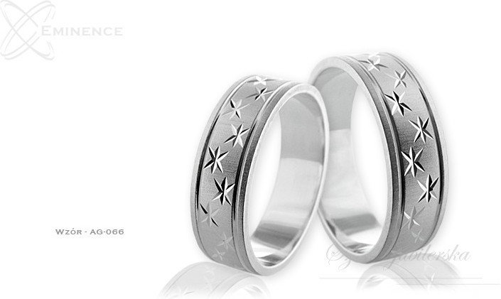 Eminence Obrączki srebrne - wzór Ag-066