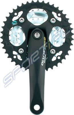 Shimano Mech.korb.Alivio /FCM 410/ Octalink 170 mmmm 42x32x22 czarny z osłoną
