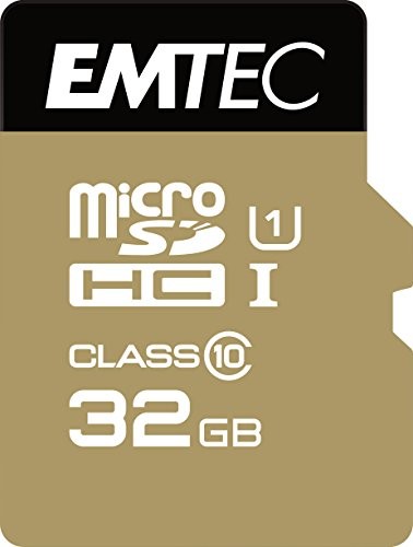 Emtec microSD Class10 Gold+ 32GB pami$45$46 flash ECMSDM32GHC10GP