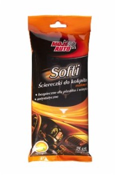 Moje Auto NASĄCZONE ŚCIERKI DO KOKPITU MATOWE 24 SZT