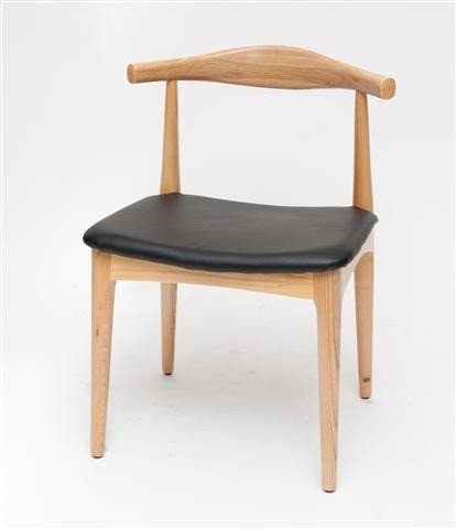 Zdjęcia - Krzesło D2 Design  Codo inspirowane Elbow Chair naturalny/czarny drewniane 